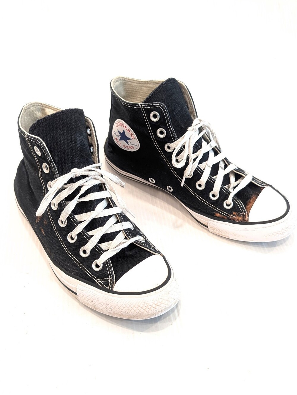 CONVERSE Chuck Taylor All Star High Top Black Canvas Sneakers Size 9.5 Women's